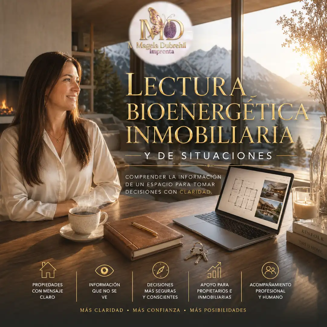 Lectura Bioenergética del Universo Inmobiliario por Magela Dubrehil