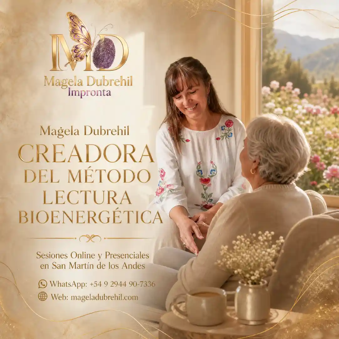 Magela Dubrehil Creadora del Método de Lectura Bioenergética Sesiones Online y Presenciales en San Martín de los Andes